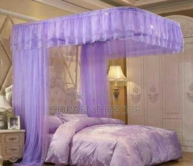 ,2 Stand Rail Operating Mosquito Purple Net - main view