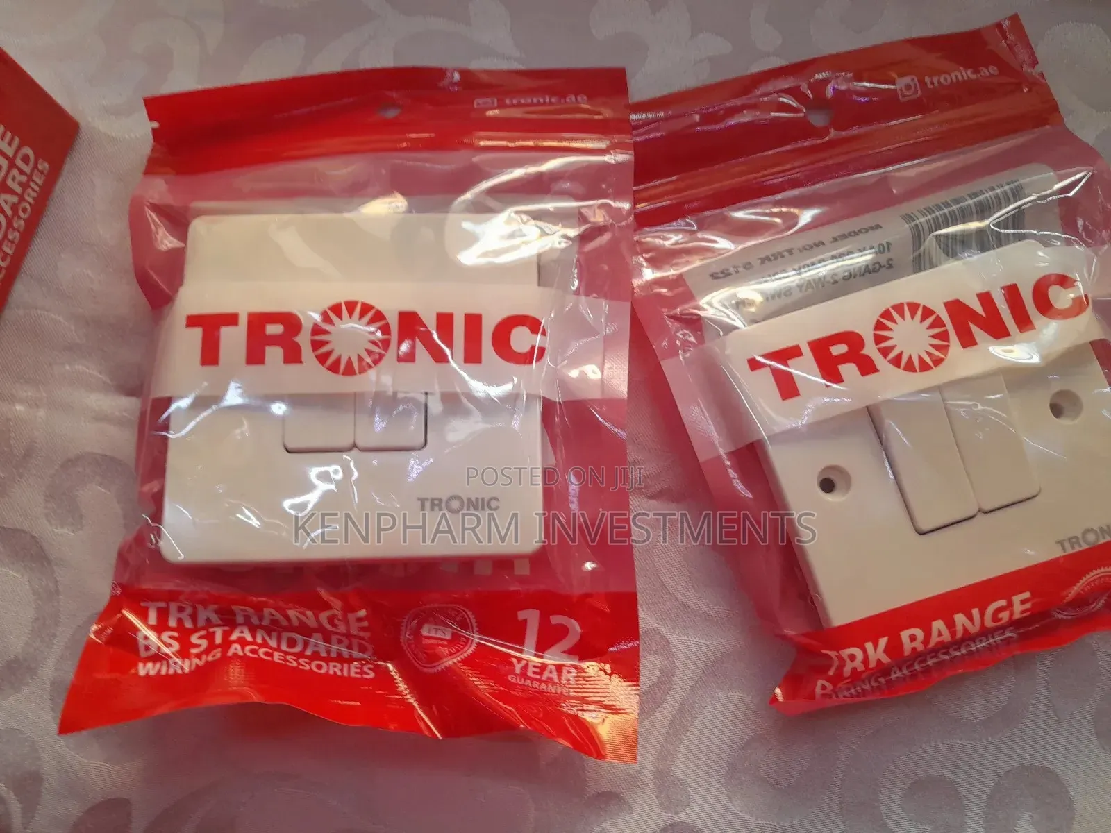 2 Gang 2 Way Switch, Tronic Brand; Trs111