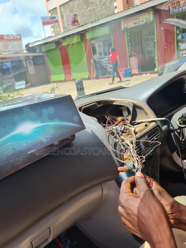 Toyota Corolla 110 9 Inches Android Radio Installation - thumbnail 11