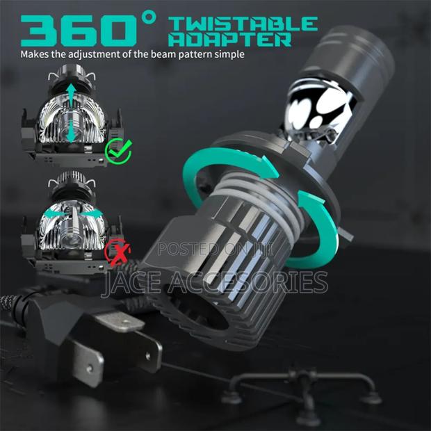 New H4 Mini Biled Bulbs 160w - thumbnail 2