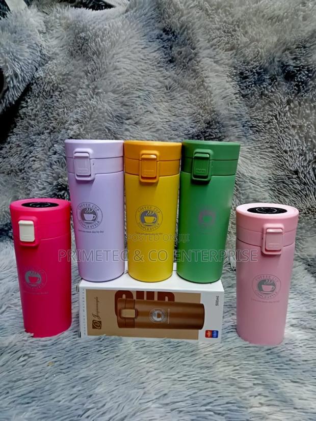 500ml Flasks/ Water Bottle With Thermometer.