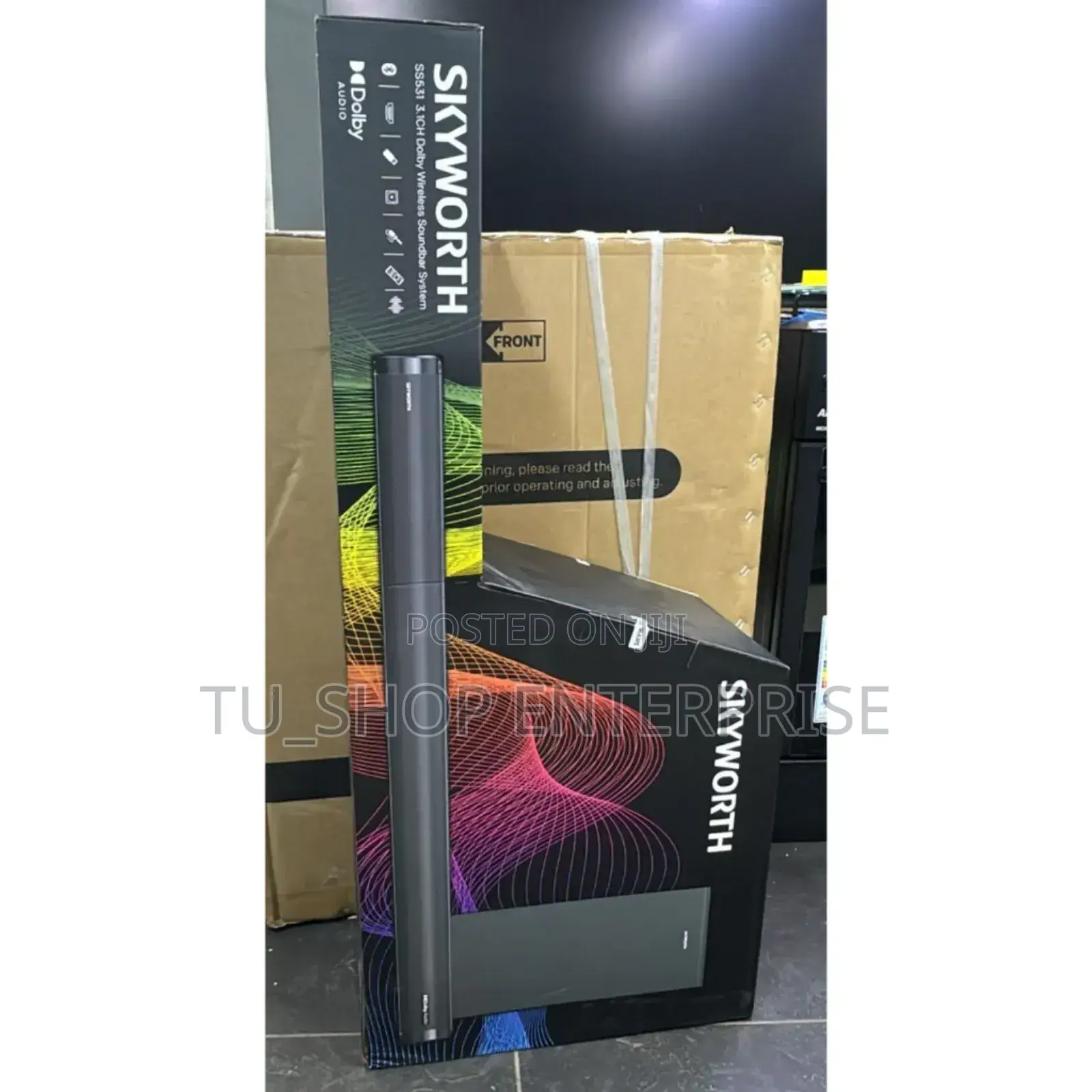 Soundbar!!Skyworth 510w Dolby Audio With Wireless (1yr )