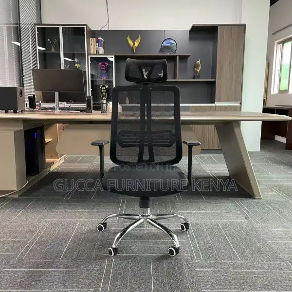 Office Chair:Upholstered Design Ergonomic Lumber Office Seat