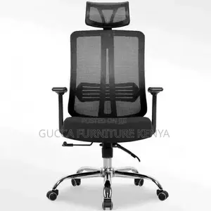 Office Chair:Upholstered Design Ergonomic Lumber Office Seat