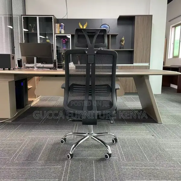 Office Chair:Upholstered Design Ergonomic Lumber Office Seat
