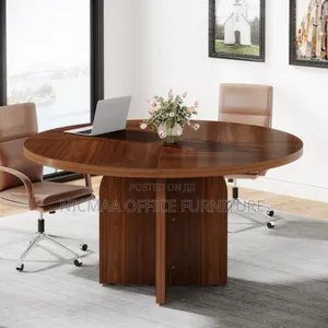 4-Seater Round Conference Table