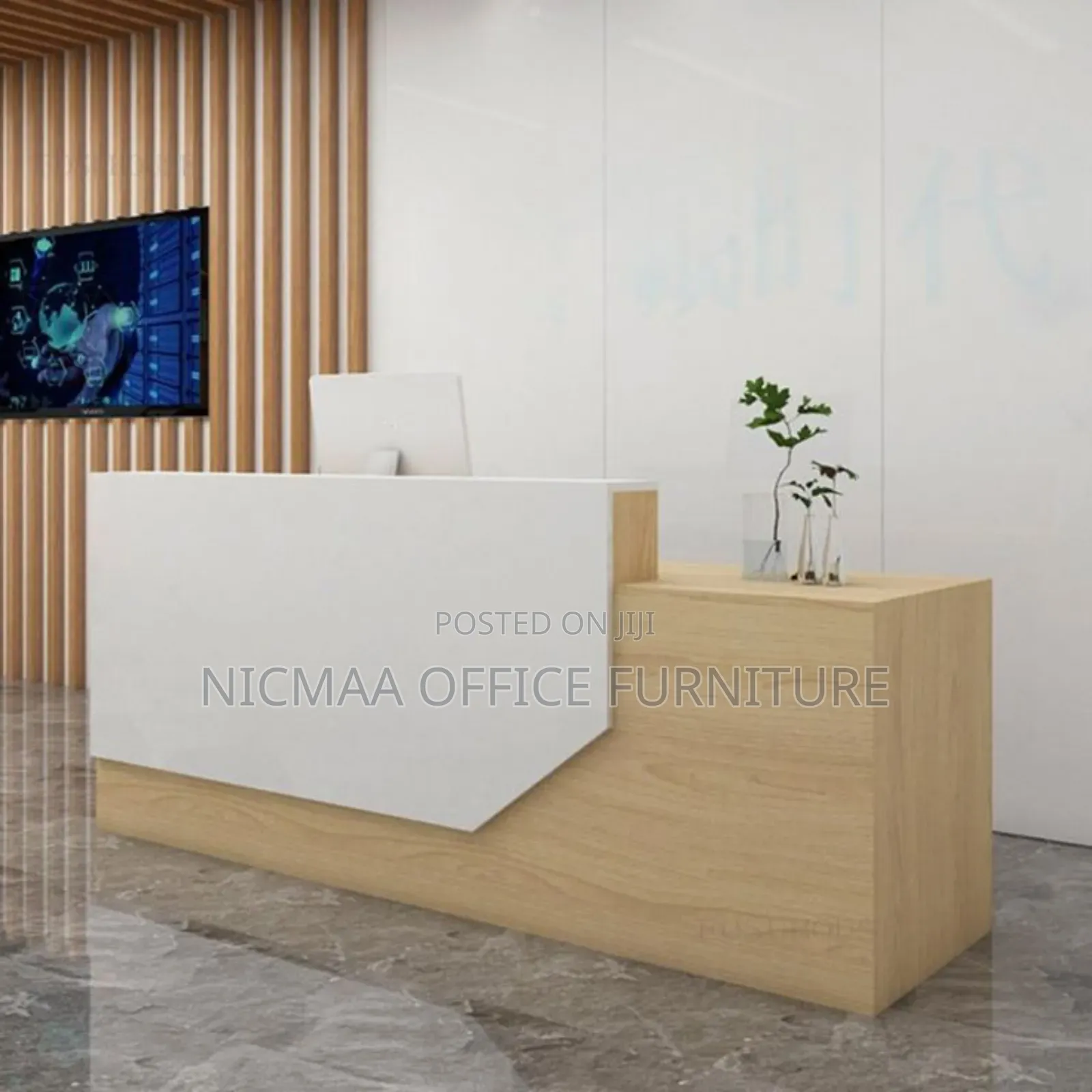 1.6m Sturdy Reception Desk