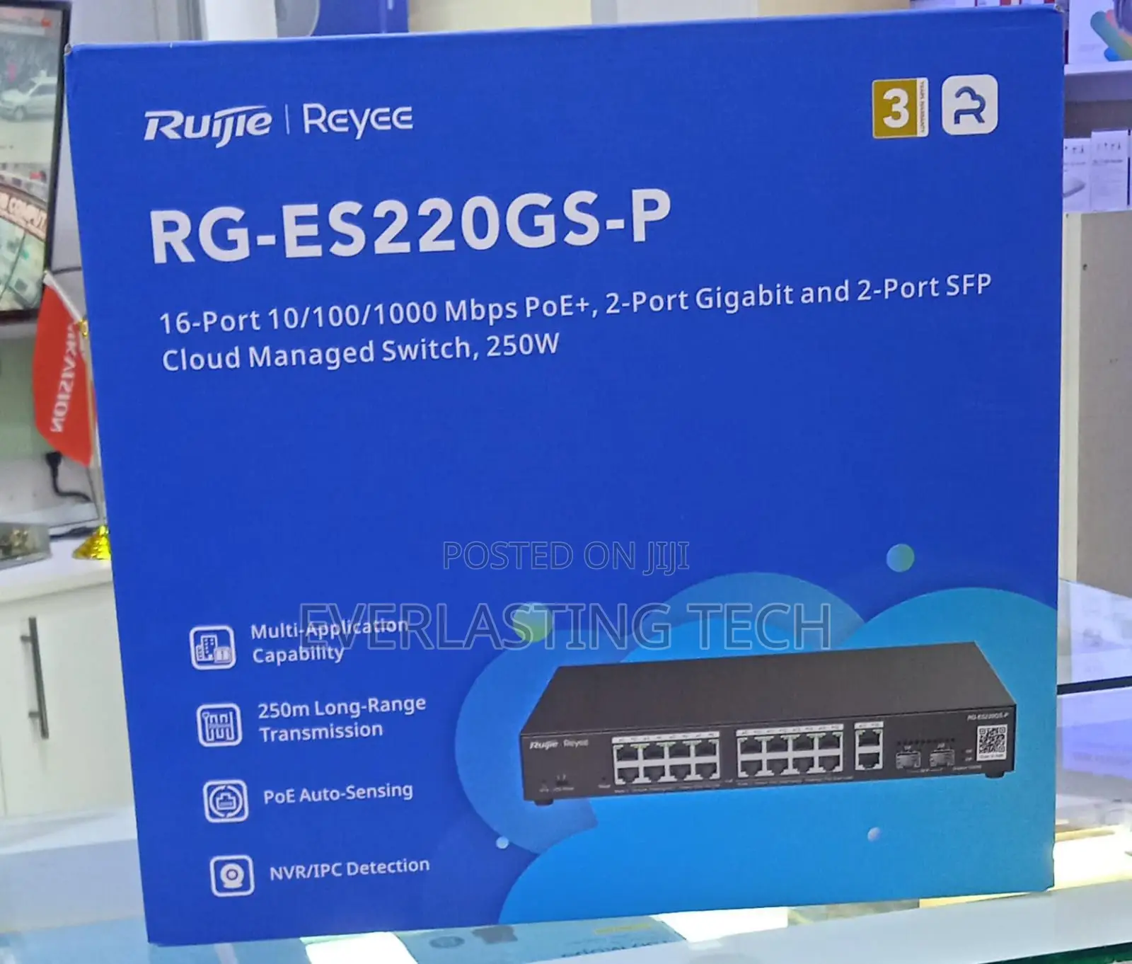Ruijie Rg-Es220gs-P 20-Port Gigabit Smart Managed Poe Switch