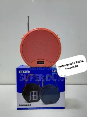 Rechargeable Radio.Usb.Bluetooth.Fm. Caston St 116