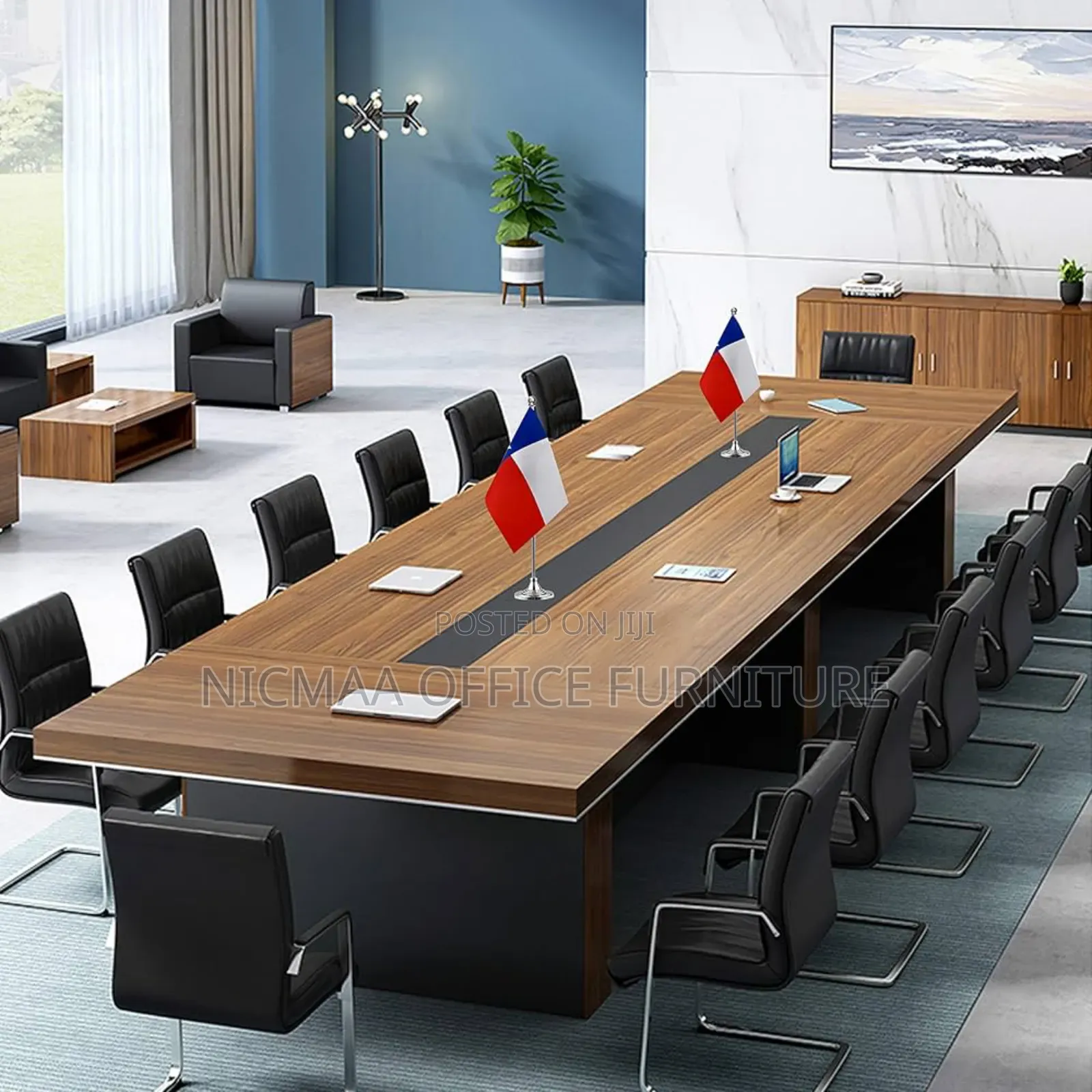 3.0m Boardroom Table Fitting Upto 12 People