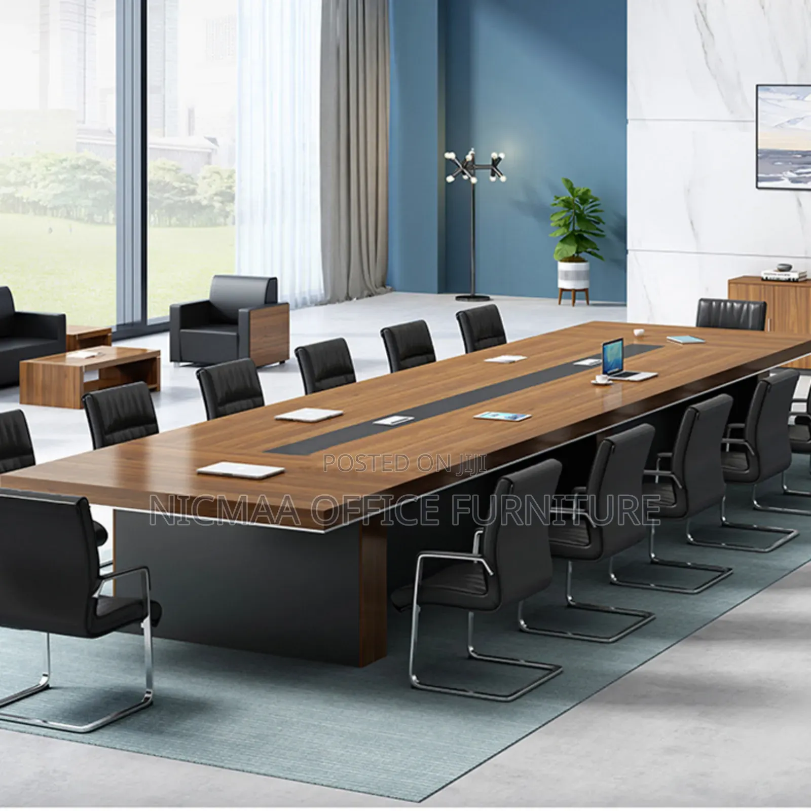 3.0m Boardroom Table Fitting Upto 12 People