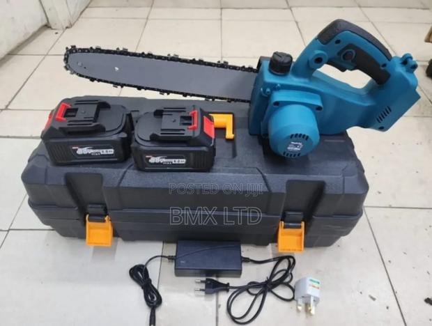 Electric Cordless Chainsaw With 2 Batteries