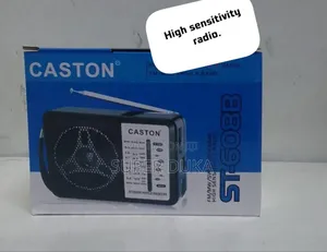 Caston St-608b Portable 4-Band Radio(Fm/Mw/Sw)Hi Sensitivity Receiver