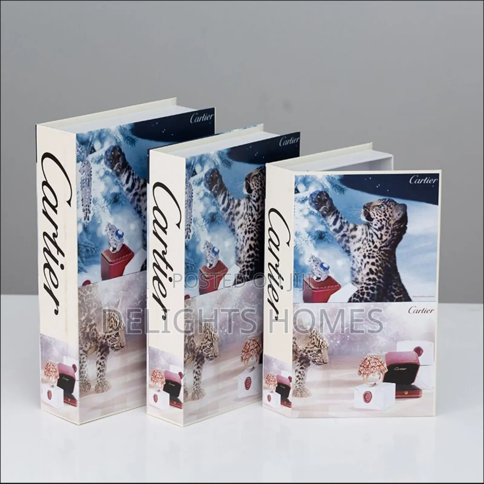 3 in 1 Cartier Hard Gloss Deco Book