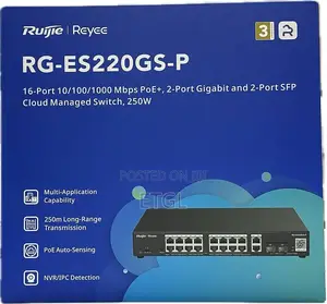 Rg-Es220gs-P: 20-Port Gigabit Smart Cloud-Managed Poe Switch