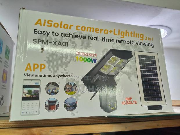 1000 Watts Automatic Solar Street Light With 4g Solar Camera