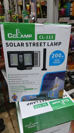 Ccclamp 112  Solar Flood Light 200w