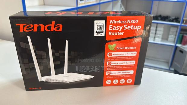 Tenda F3 Wireless Router With Fast Speeds of Upto 300mbps
