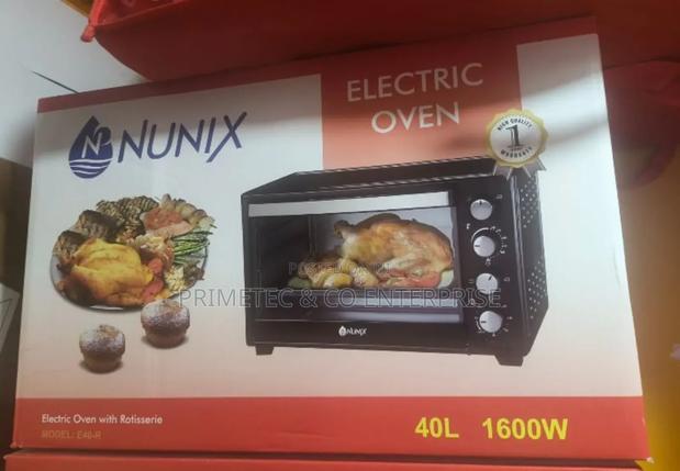 Nunix 4 Knob Settings 40 Litres Electric Rotisserie Oven
