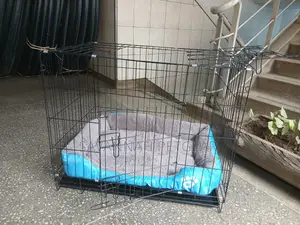 Indoor Dog Kennels - Black Colour Size (L- 84*60*69cm)