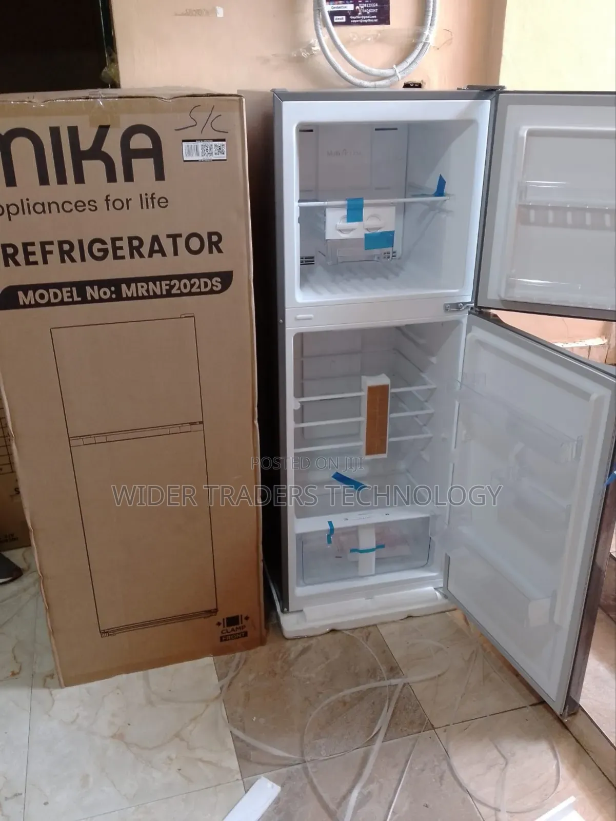 Mika 202litres No Frost Double Door Refrigerator