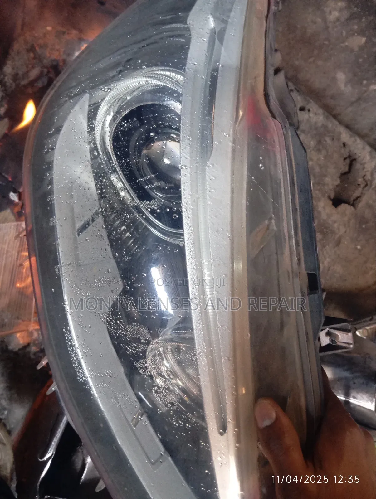 Vapourization in Headlight Restoration