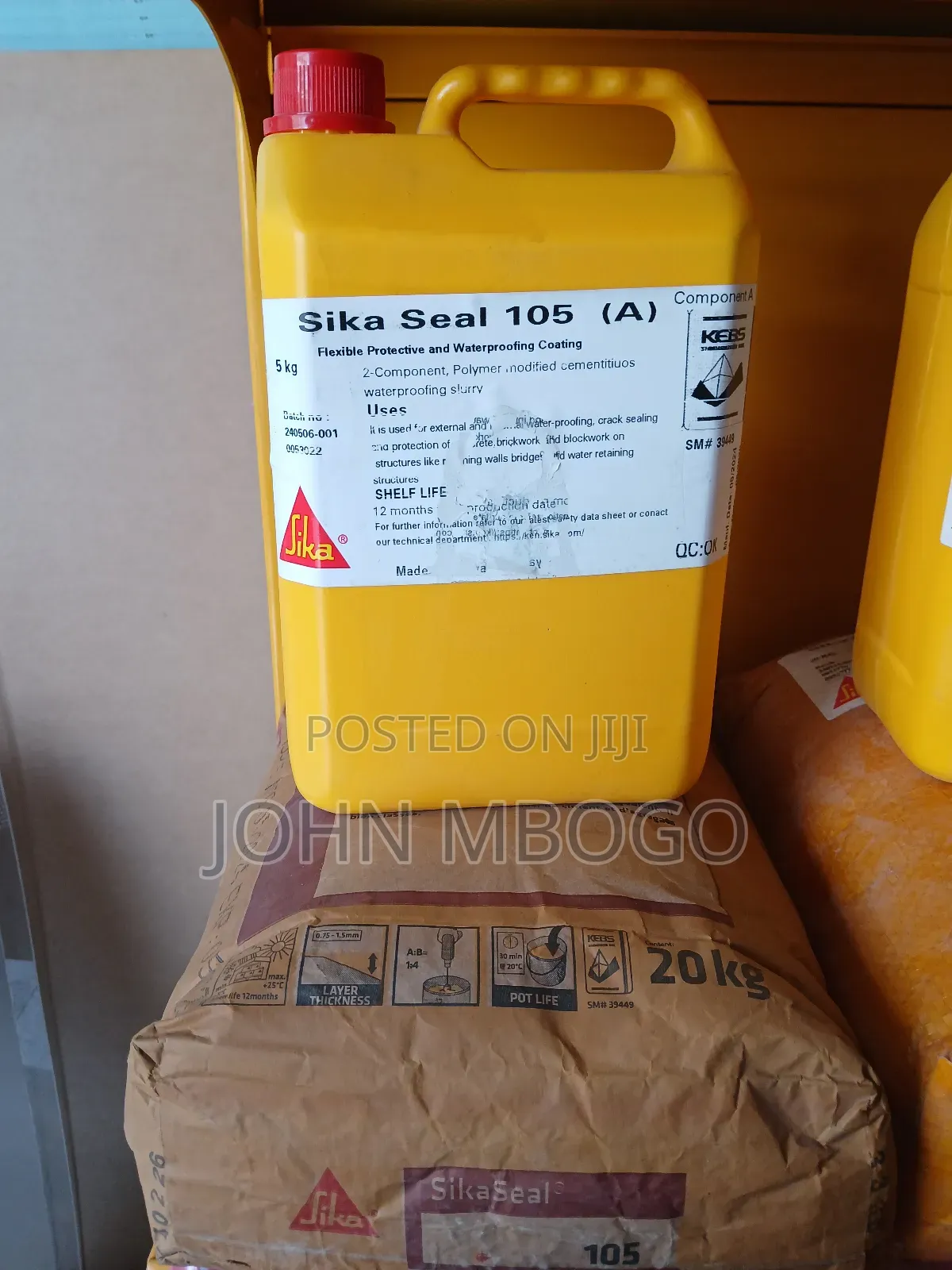Waterproofing Cement -Sikaseal 105.