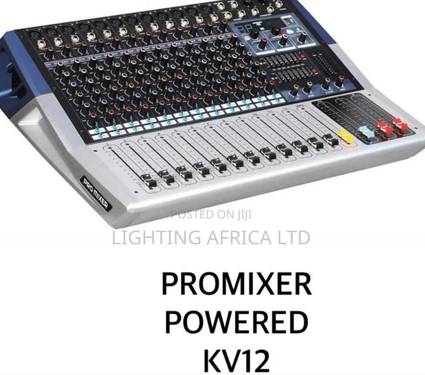Proffesional Pro Mixer 12 Channels Powdered 1000x2 Output With Usb/Bt