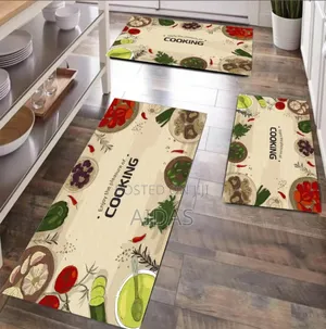 3 Pc Unbinded Kitchen Mat
