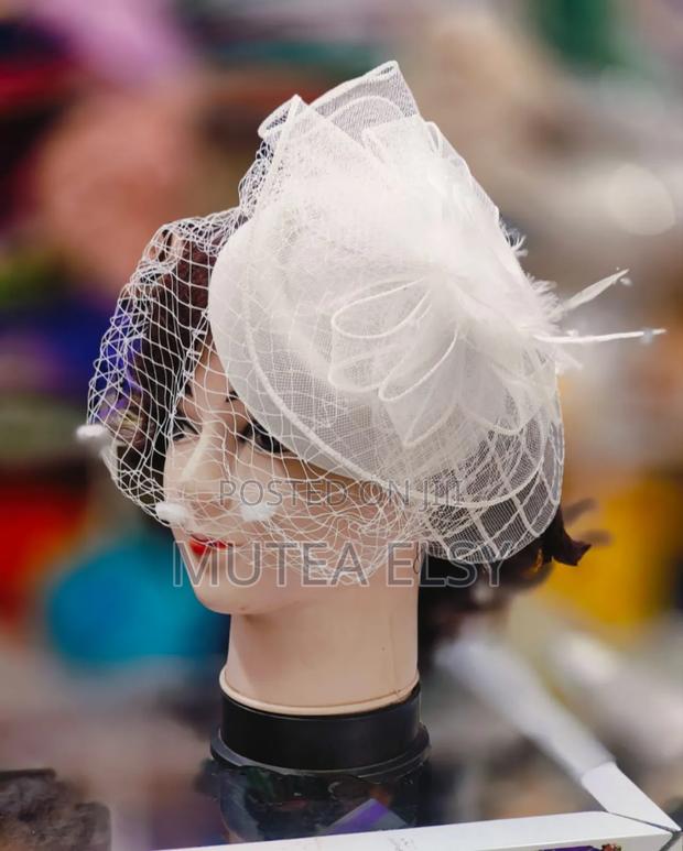 White Fancy Mini Fascinators - main view