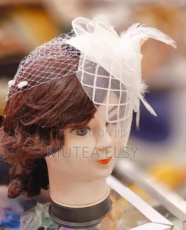 White Fancy Mini Fascinators - thumbnail 3