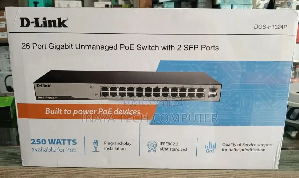 D-Link DGS-F1024p Unmanaged Poe Switch