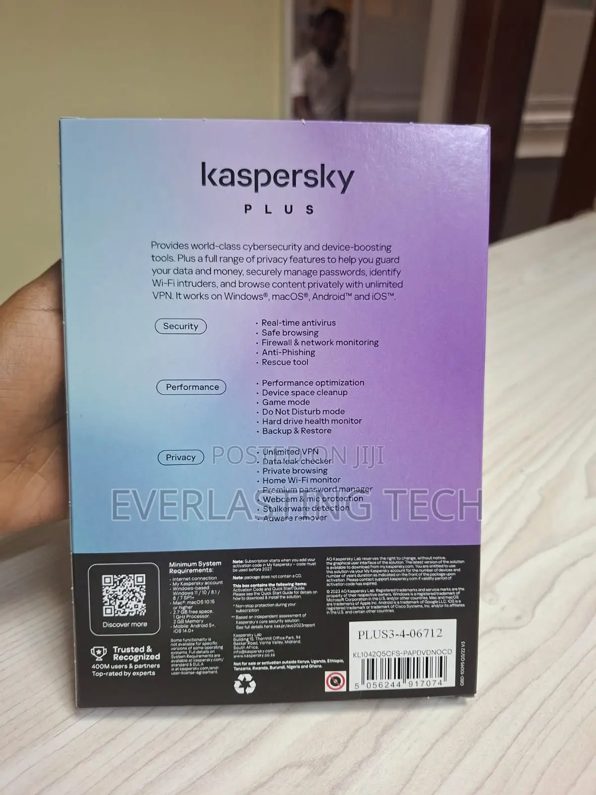 Kaspersky Standard Anti-Virus 3 Devices 1 Year – Kl1041q5cfs