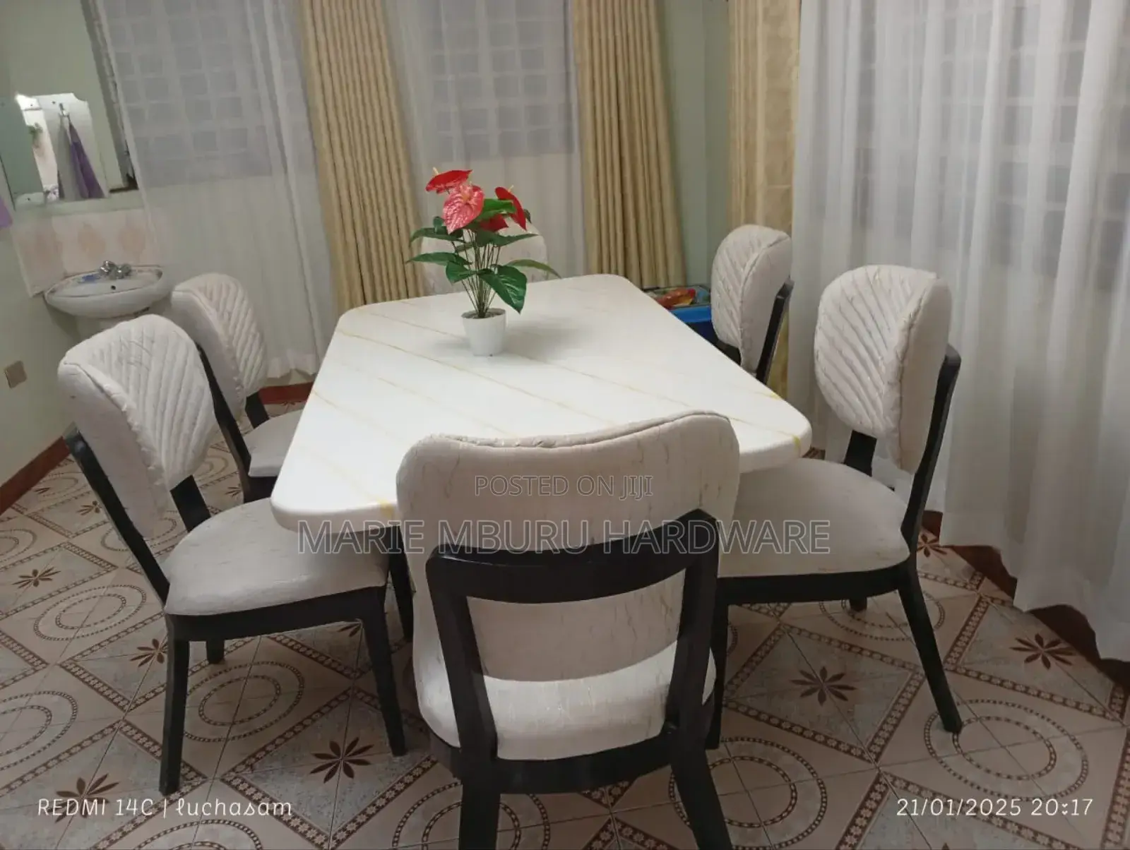 Dining Table With Marble Available
