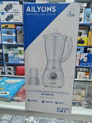 Ailyons Blender 2 in 1 With Grinder Machine 1.5l