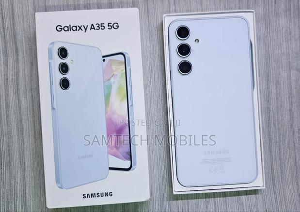 New Samsung Galaxy A35 256 GB Silver - thumbnail 2