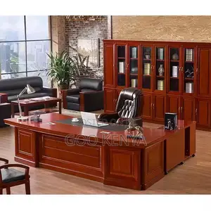 Executive Desk ; 1.6meters Red -Mahogany Executive Desk