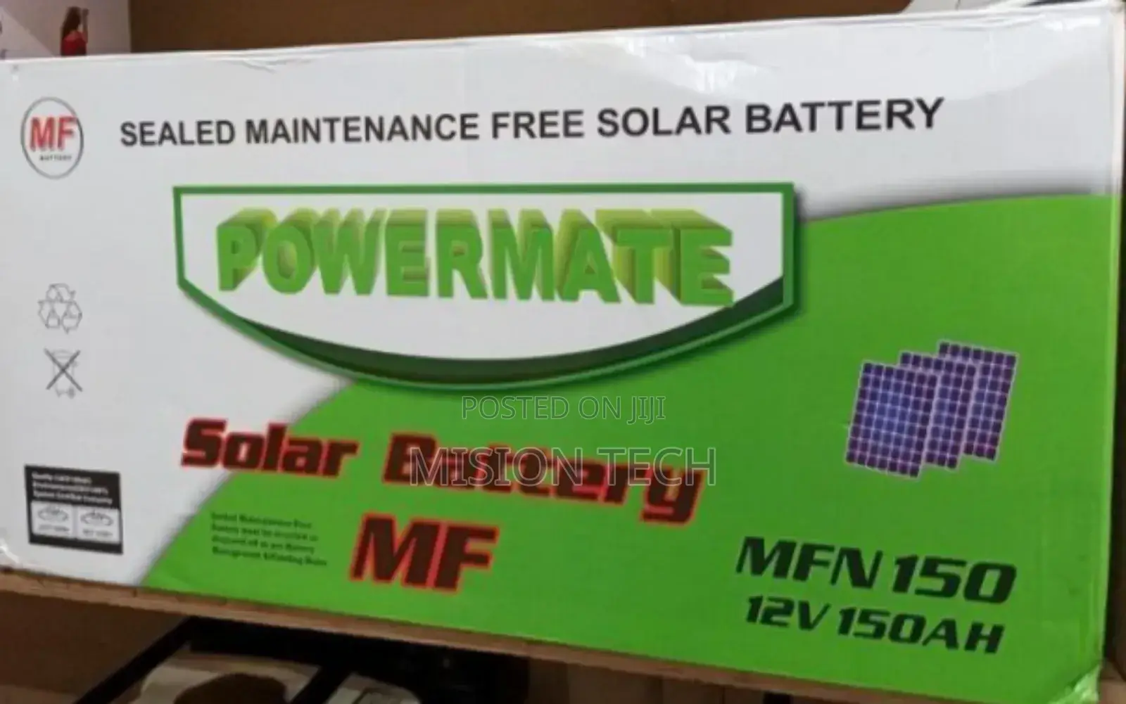 Powermate 150ah Solar Battery Deep Cycle Lead Acid* 