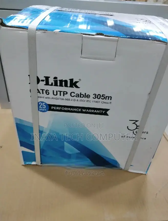 D-Link 305m Cat 6 Indoor Cable
