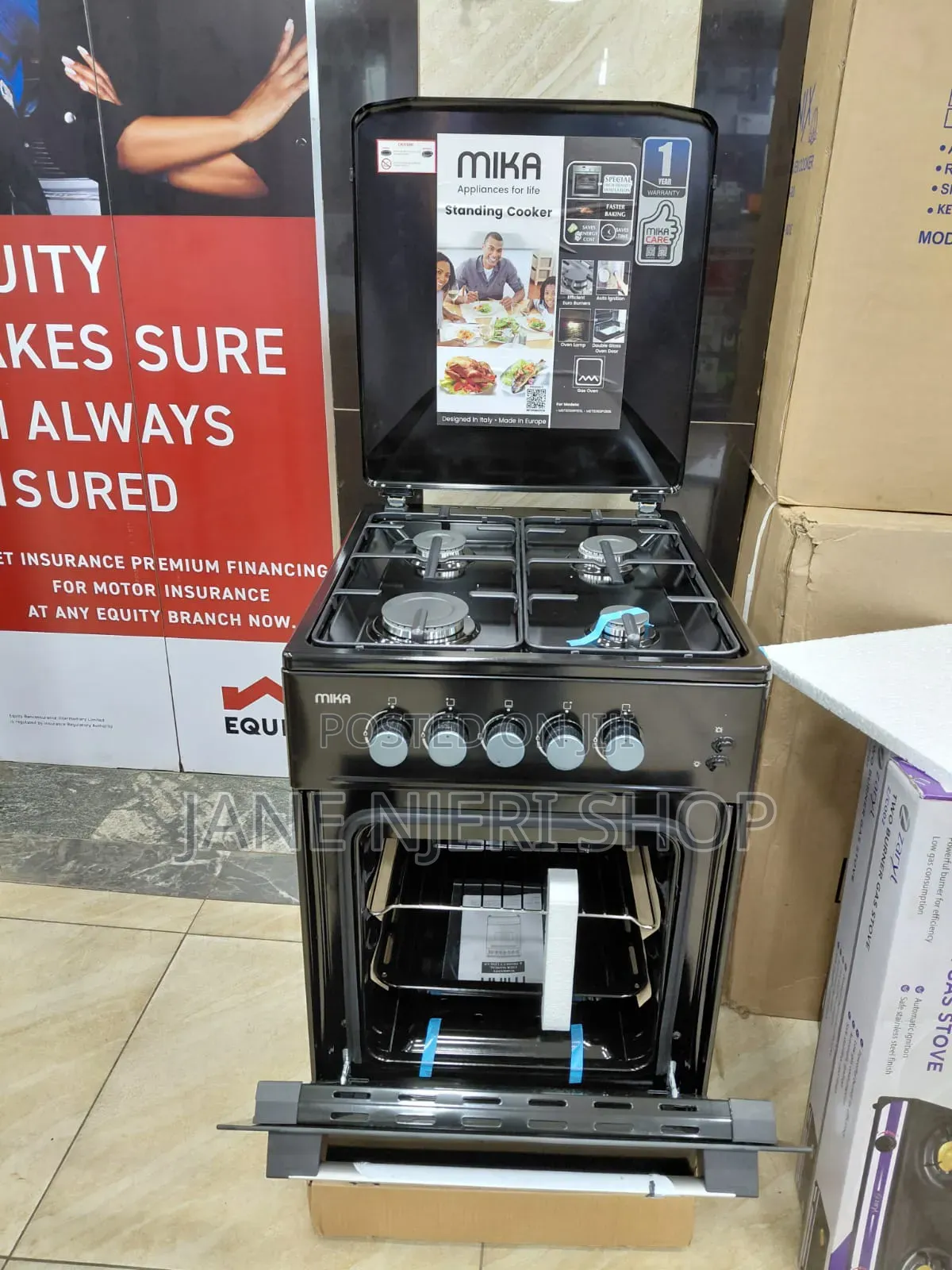 Mika 50 By 60 Full Gass Standing Cooker