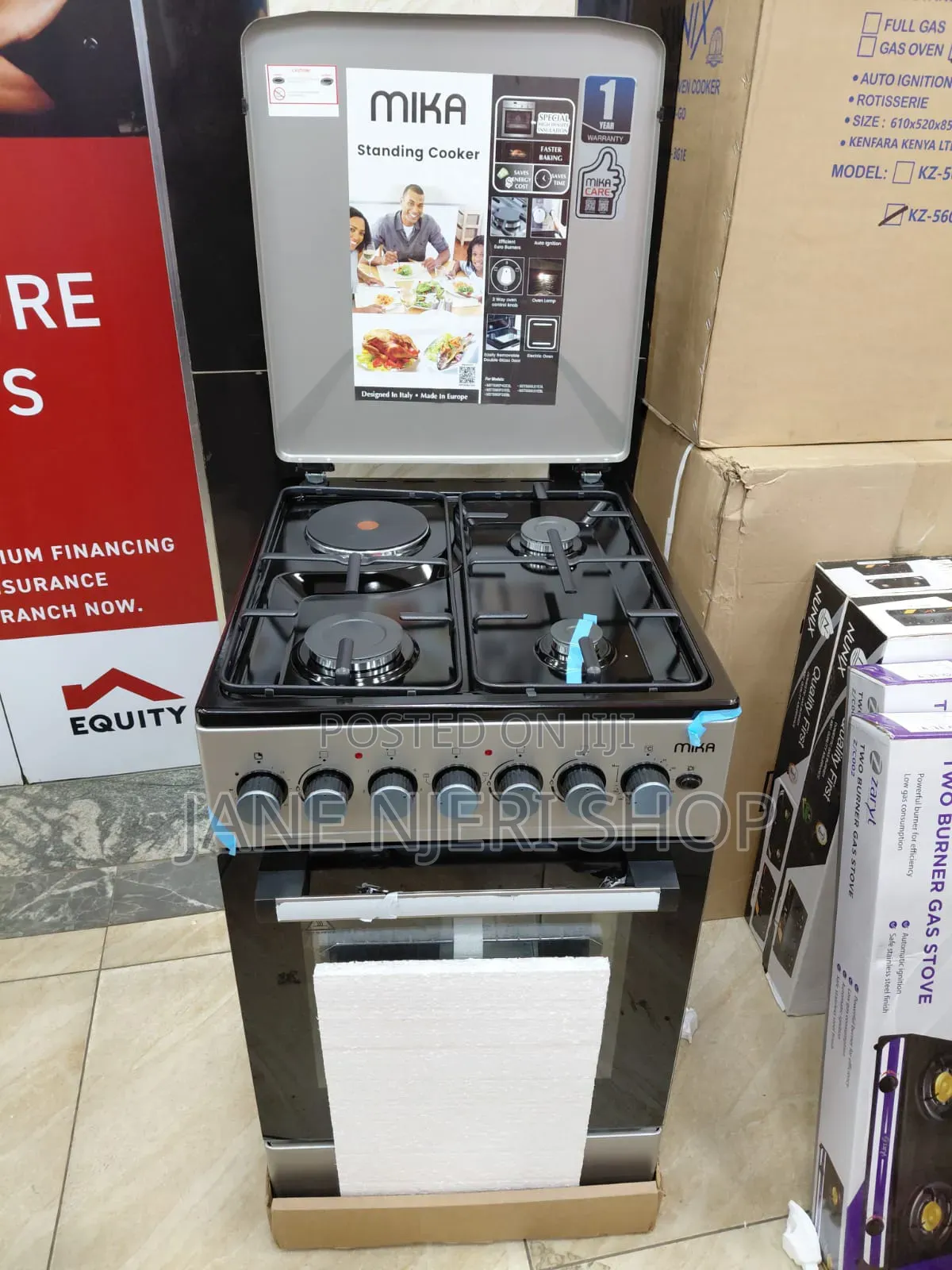 Mika 50 By 60 3+1 Standing Cooker