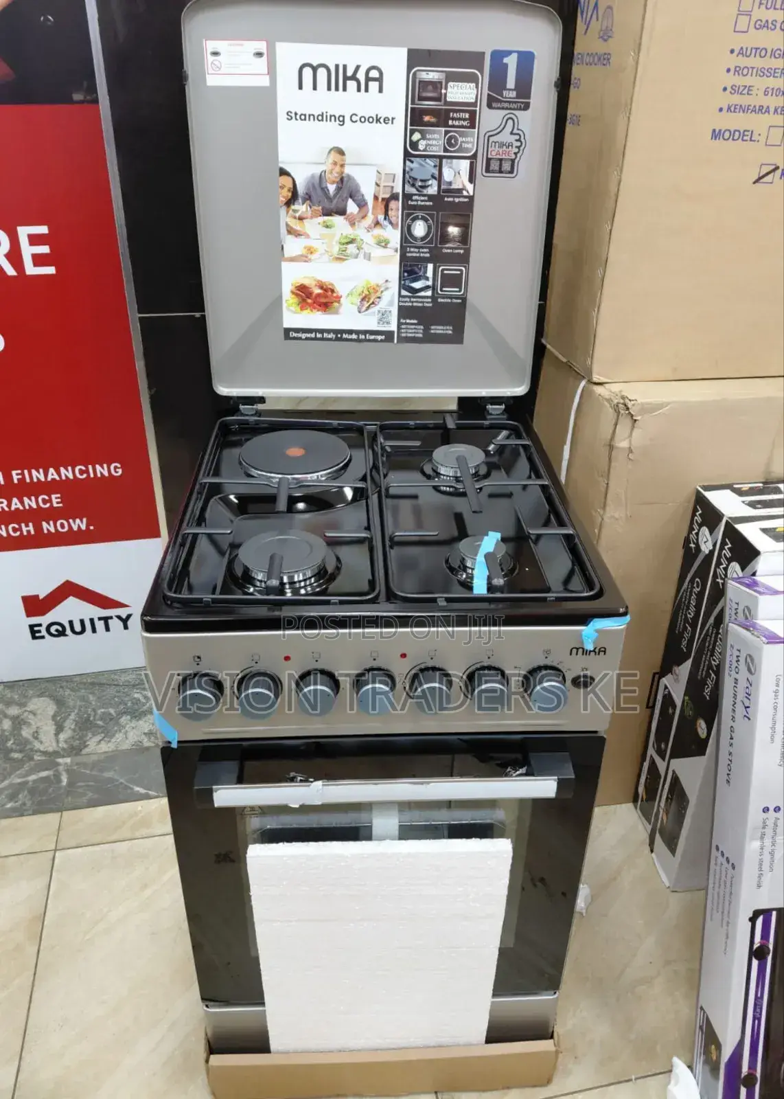 Mika 50*60cm 3+1 Standing Cooker Electric Oven(No Jet Valve)