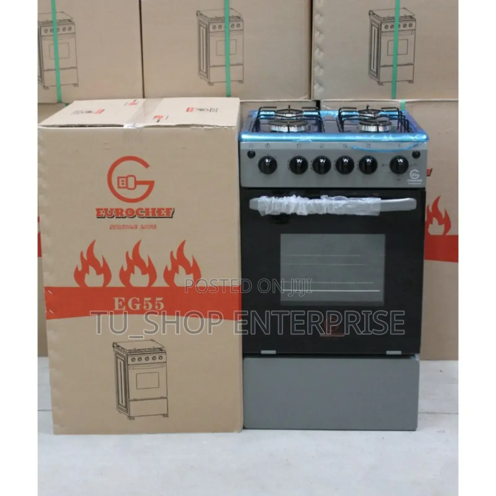 Eurochef Full Gas With Electric Oven +Time