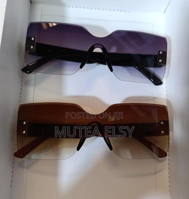 Purple,White Brawn Unisex Shades