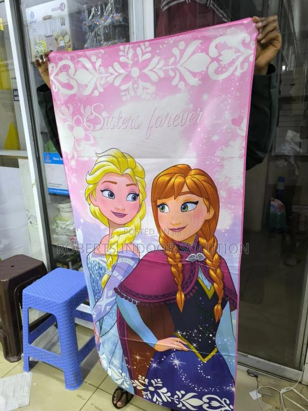 Superhuman Kids Cartoon Towel - main view