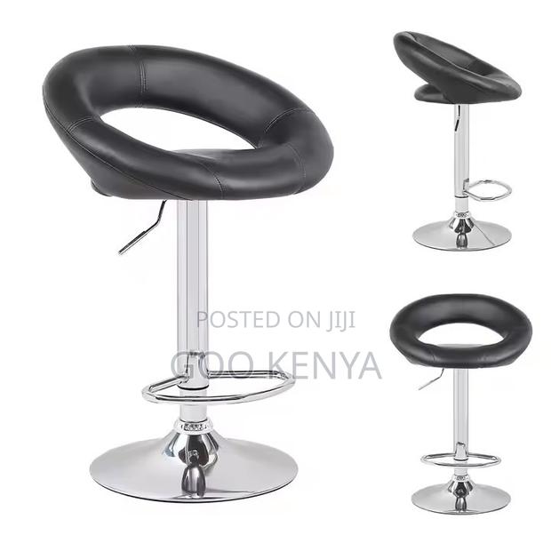 Home Chair ; Leather Barstool Swivel Adjustable - thumbnail 2