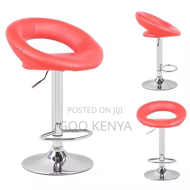 Home Chair ; Leather Barstool Swivel Adjustable - thumbnail 4