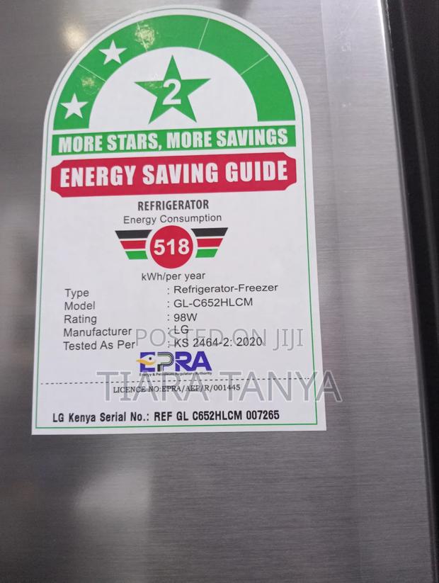 Lg 438 Litres Too Mount Fridge Smart Inverter Compressor - main view