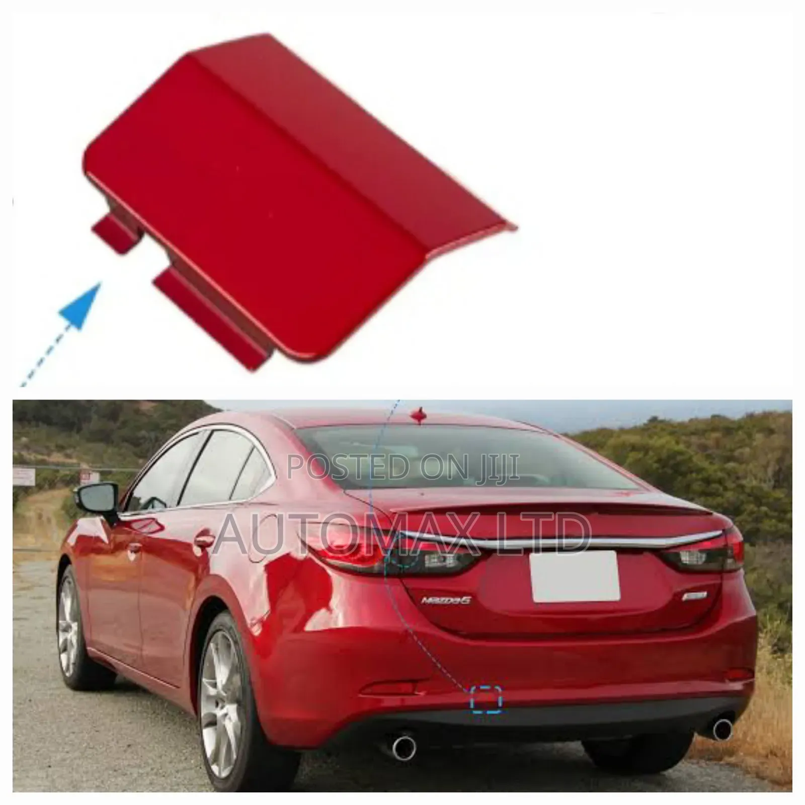 Mazda 6 Atenza, Rear Towing Cap Cover