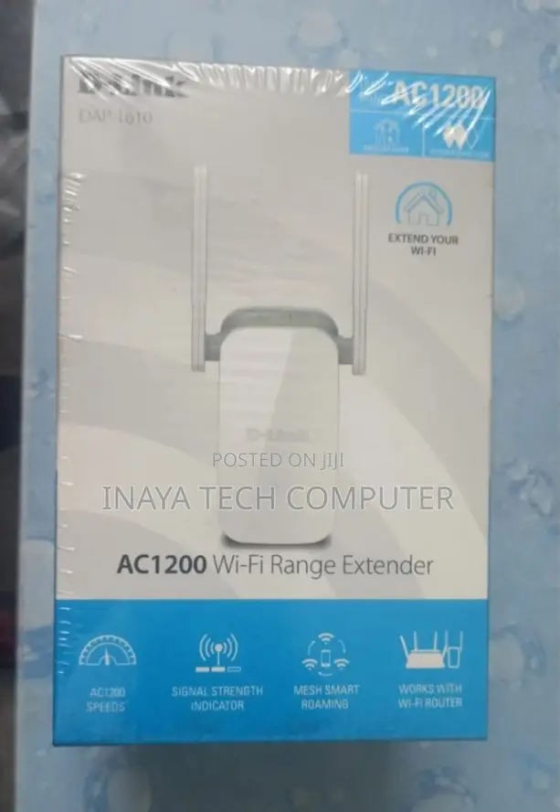 D-Link Ac1200 Dual Band Wi-Fi 5 Range Extender - Dap-1610